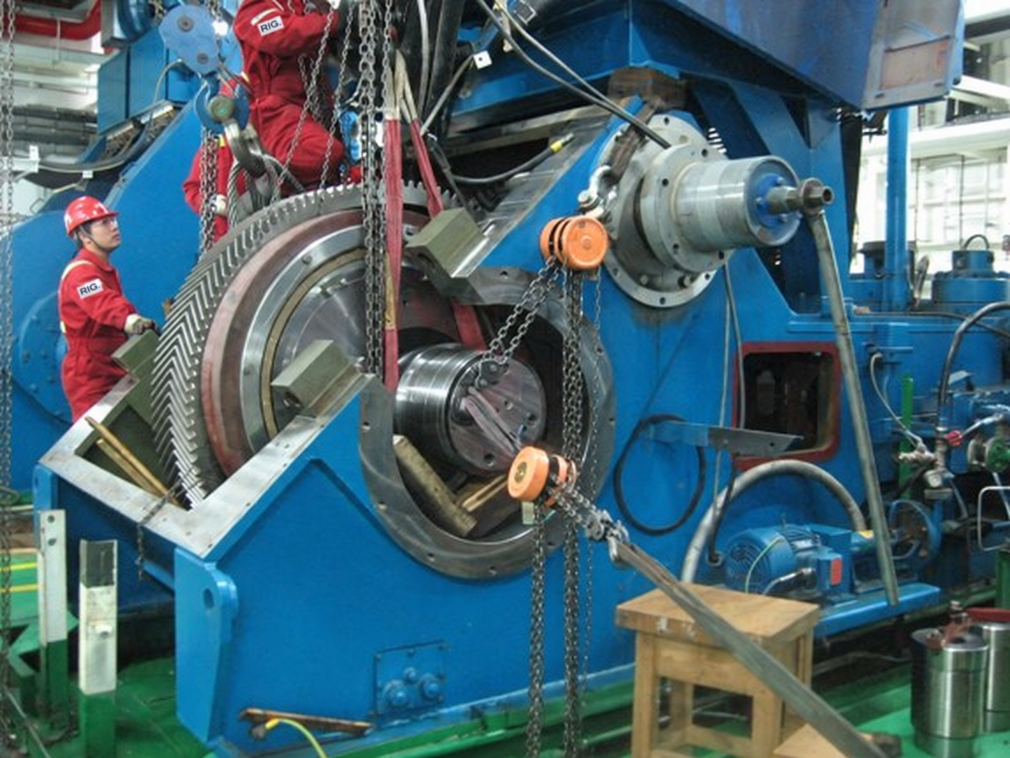Mud-pump overhaul / power-end restoration