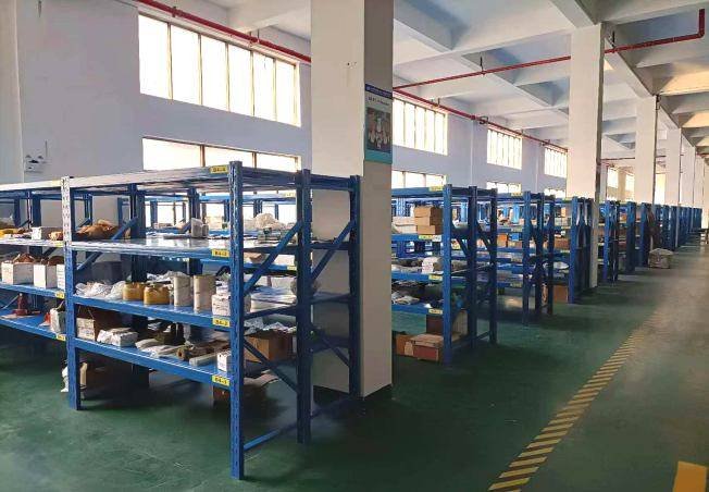Warehouse stock aisle